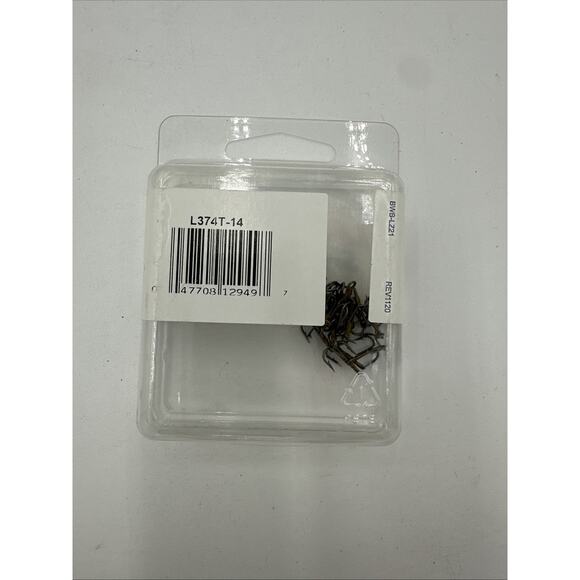 20 EAGLE CLAW FISH TREBLE HOOKS LAZER SHARP Size L374T -14. - Picture 2 of 5